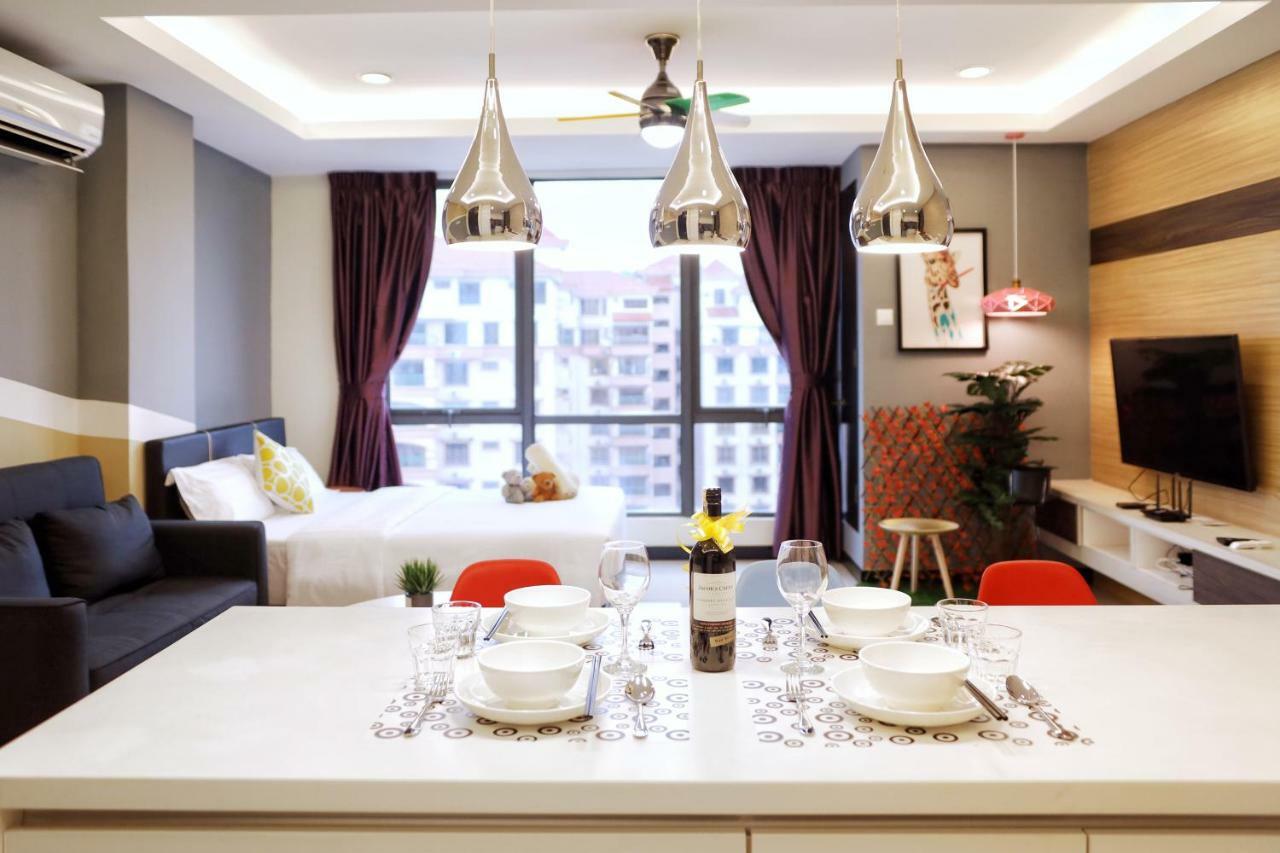 Elegant Living @ Pelagos Suites Oceanus Waterfront Kk 亞庇 外观 照片