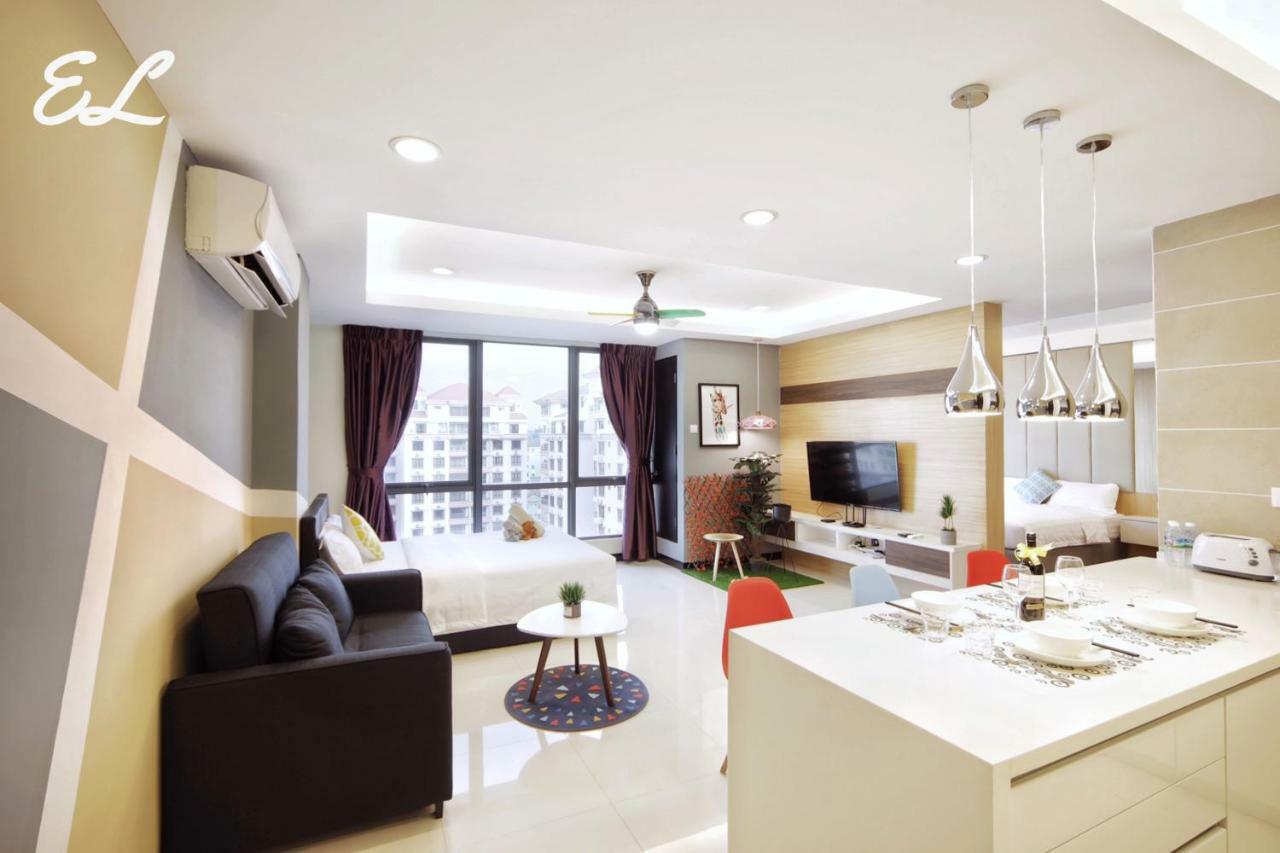 Elegant Living @ Pelagos Suites Oceanus Waterfront Kk 亞庇 外观 照片
